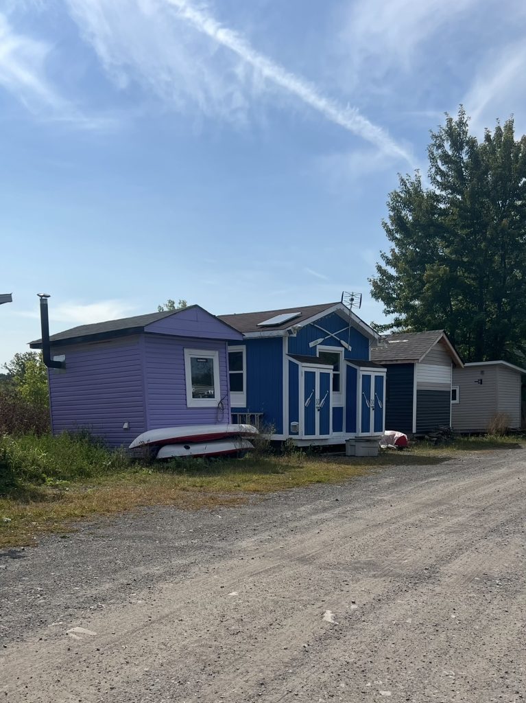 Entreposage de cabanes à pêche