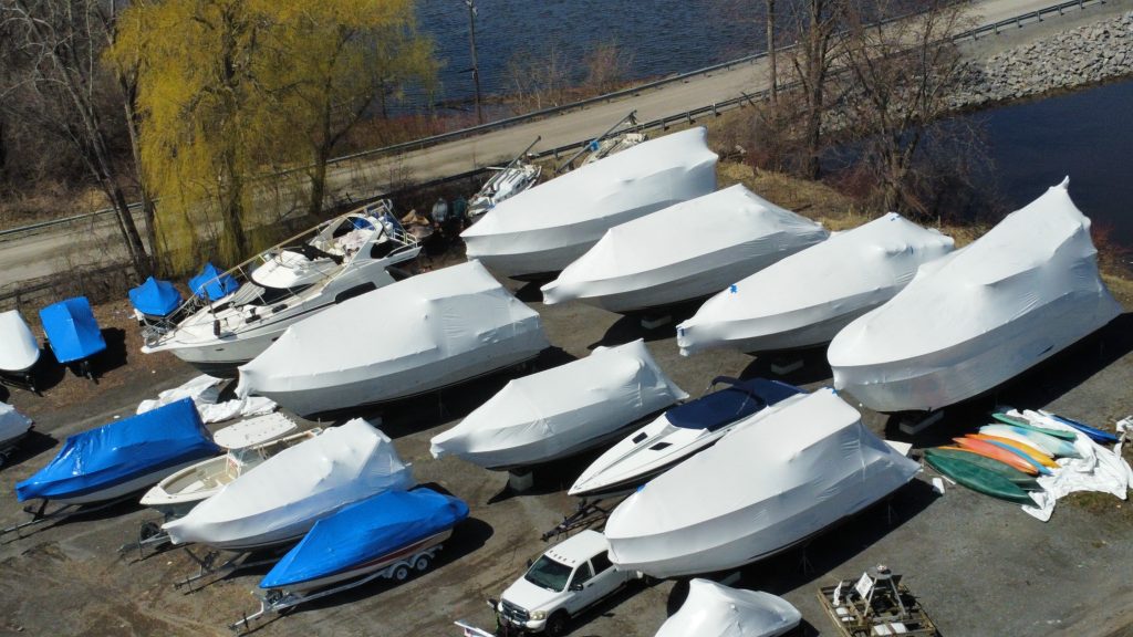 Hivernisation de bateau